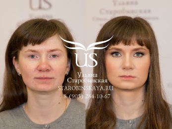 Выразительный макияж с накладными ресничками для серых глаз на фотосессию